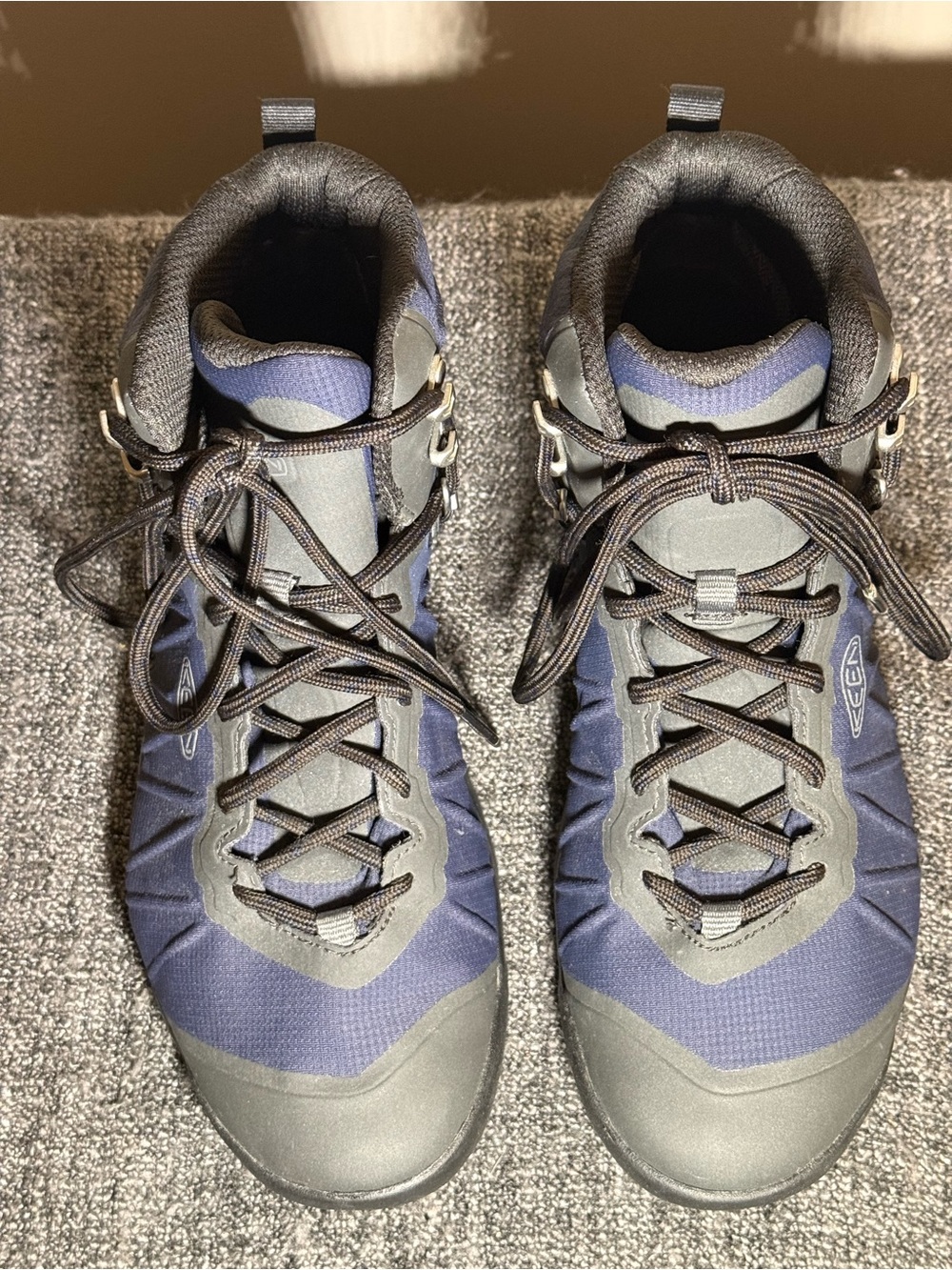 Keen Navy and Black Men's Trail Sneakers - Picture 7 of 7